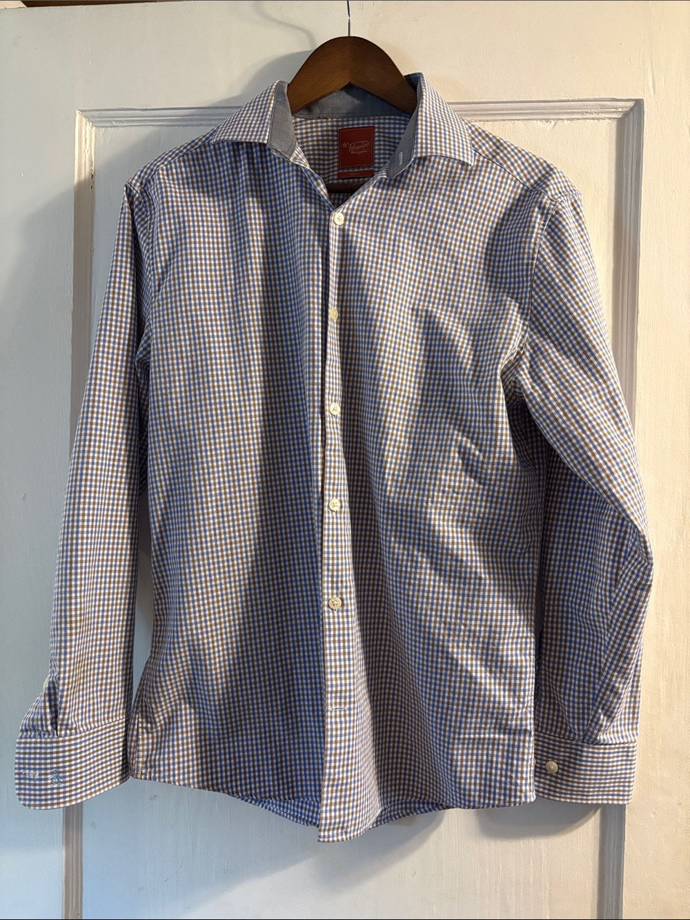 Penguin Plaid Button Down 100% Cotton